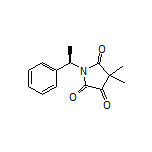 (R)-4,4-二甲基-1-(1-苯基乙基)吡咯烷-2,3,5-三酮