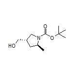 (2S,4S)-1-Boc-4-(羟甲基)-2-甲基吡咯烷