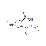 (2S,4R)-1-Boc-4-(甲氨基)吡咯烷-2-甲酸