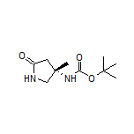 (S)-4-(Boc-氨基)-4-甲基-2-吡咯烷酮