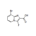 8-溴-3-氟咪唑并[1,2-a]吡啶-2-甲酸