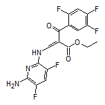 3-[(6-氨基-3,5-二氟吡啶-2-基)氨基]-2-(2,4,5-三氟苯甲酰基)丙烯酸乙酯