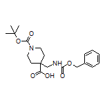 1-Boc-4-[(Cbz-氨基)甲基]哌啶-4-甲酸