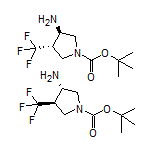 反式-1-Boc-3-氨基-4-(三氟甲基)吡咯烷