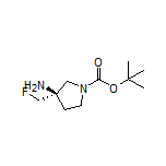 (R)-1-Boc-3-氨基-3-(氟甲基)吡咯烷
