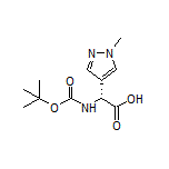 (R)-2-(Boc-氨基)-2-(1-甲基-4-吡唑基)乙酸