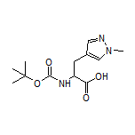 2-(Boc-氨基)-3-(1-甲基-4-吡唑基)丙酸