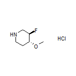 (3R,4R)-3-氟-4-甲氧基哌啶盐酸盐