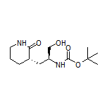 (S)-3-[(S)-2-(Boc-氨基)-3-羟基丙基]-2-哌啶酮