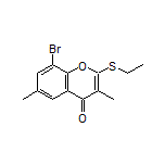 8-溴-2-(乙硫基)-3,6-二甲基-4H-色烯-4-酮