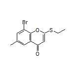 8-溴-2-(乙硫基)-6-甲基-4H-色烯-4-酮