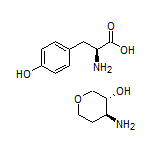 (3R,4S)-4-氨基四氢-2H-吡喃-3-醇与(S)-2-氨基-3-(4-羟基苯基)丙酸的混合物