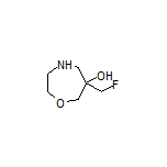 6-(氟甲基)-1,4-氧氮杂环庚烷-6-醇