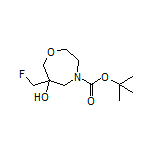 4-Boc-6-(氟甲基)-6-羟基-1,4-氧氮杂环庚烷