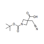 1-Boc-3-(氰基甲基)氮杂环丁烷-3-甲酸