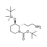 (2S,3R)-1-Boc-2-(3-氨基丙基)-3-[(叔丁基二甲基硅基)氧基]哌啶