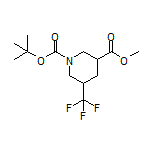 1-Boc-5-(三氟甲基)哌啶-3-甲酸甲酯
