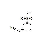 (Z)-2-[1-(乙基磺酰基)哌啶-3-亚基]乙腈