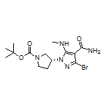 (R)-1-Boc-3-[3-溴-4-氨基甲酰基-5-(甲氨基)-1-吡唑基]吡咯烷