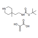 N-Boc-2-(4-甲基-4-哌啶基)乙胺草酸盐