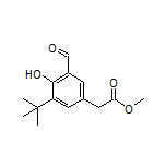 2-[3-(叔丁基)-5-甲酰基-4-羟基苯基]乙酸甲酯