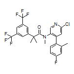 2-[3,5-双(三氟甲基)苯基]-N-[6-氯-4-(4-氟-2-甲基苯基)-3-吡啶基]-N,2-二甲基丙酰胺