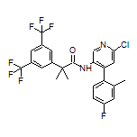 2-[3,5-双(三氟甲基)苯基]-N-[6-氯-4-(4-氟-2-甲基苯基)-3-吡啶基]-2-甲基丙酰胺