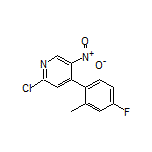 2-氯-4-(4-氟-2-甲基苯基)-5-硝基吡啶