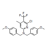 6-氯-N,N-双(4-甲氧基苄基)-4-甲基-5-(三氟甲基)吡啶-2-胺