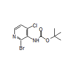 2-溴-4-氯-N-Boc-吡啶-3-胺