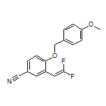 3-(2,2-二氟乙烯基)-4-[(4-甲氧基苄基)氧基]苯腈