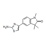 5-(2-氨基-4-噻唑基)-1,3,3-三甲基吲哚啉-2-酮