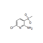 2-氨基-6-氯-3-(甲砜基)吡啶