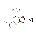 2-环丙基-7-(三氟甲基)吡唑并[1,5-a]嘧啶-5-甲酸