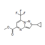 2-环丙基-7-(三氟甲基)吡唑并[1,5-a]嘧啶-5-甲酸甲酯