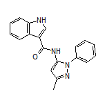 N-(3-甲基-1-苯基-5-吡唑基)-1H-吲哚-3-甲酰胺