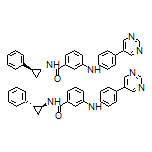N-[外消旋-(1R,2S)-2-苯基环丙基]-3-[[4-(5-嘧啶基)苯基]氨基]苯甲酰胺