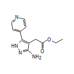 2-[3-氨基-5-(4-吡啶基)-4-吡唑基]乙酸乙酯