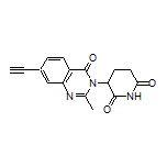 3-[7-乙炔基-2-甲基-4-氧代喹唑啉-3(4H)-基]哌啶-2,6-二酮