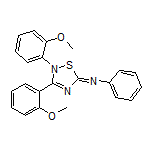 N-[2,3-双(2-甲氧基苯基)-1,2,4-噻二唑-5(2H)-亚基]苯胺