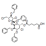 6-[[(2R,3S,4R,5R,6R)-4,5-双(苄氧基)-6-[[(2R,3S,4S,5S)-3,4-双(苄氧基)-2,5-双(氯甲基)四氢呋喃-2-基]氧基]-3-氯四氢-2H-吡喃-2-基]甲氧基]-6-氧代己酸