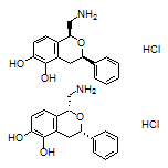 顺式-1-(氨甲基)-3-苯基异色满-5,6-二醇盐酸盐