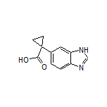 1-(6-苯并咪唑基)环丙烷甲酸