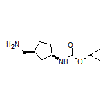 (1R,3S)-3-(氨甲基)-N-Boc-环戊胺