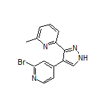 2-溴-4-[3-(6-甲基-2-吡啶基)-4-吡唑基]吡啶