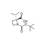 (R)-1-Boc-2-异丙基氮杂环丁烷-2-甲酸