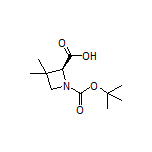 (S)-1-Boc-3,3-二甲基氮杂环丁烷-2-甲酸