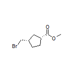 (1R,3S)-3-(溴甲基)环戊烷甲酸甲酯