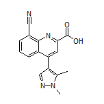8-氰基-4-(1,5-二甲基-4-吡唑基)喹啉-2-甲酸