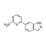 4-(6-吲唑基)嘧啶-2-胺